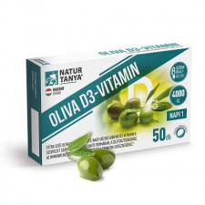 Natur Tanya® OLIVA D3-vitamin 50db lágyzselatin kapszula 4000 NE Quali®-D vitamin és táplálékkiegészítő