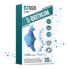 Natur Tanya S-BIOTIKUM (SLIMBIOTIKUM) – szabadalommal védett liofilizált élőflóra (HOWARU®), szerves krómmal Natur Tanya® 30 kapszula vitamin és táplálékkiegészítő