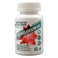 Natur Tanya szerves koenzim Q10 fermentált növényi CoQ10  tabletta 60db vitamin és táplálékkiegészítő