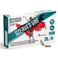 Natur Tanya ® Szerves Vas 30db kapszula vitamin és táplálékkiegészítő