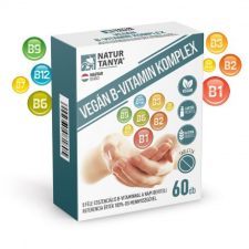  Natur Tanya® Vegán B-vitamin komplex 60 db tabletta vitamin és táplálékkiegészítő
