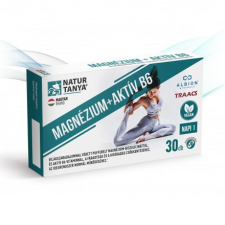 Natur Tanya® Vegán Magnézium+aktív B6 30 db kapszula magnézium-biszglicinát-kelát vitamin és táplálékkiegészítő