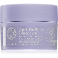 Natura Siberica Anti-Ox Wild Blueberry megújító éjszakai krémes arcmaszk 50 ml arcpakolás, arcmaszk