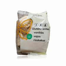 Natural gluténmentes rizskeksz - vajas-vaníliás 100g gluténmentes termék