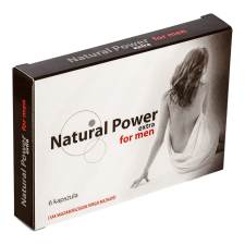 NATURAL POWER FOR MEN POTENCIANÖVELŐ KAPSZULA FÉRFIAKNAK - 6 DB potencianövelő