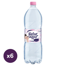 NaturAqua babavíz szénsavmentes természetes ásványvíz (6x1 liter) üdítő, ásványviz, gyümölcslé