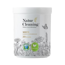 Naturcleaning Mosópor, fehér ruhákhoz, 1 kg, NATURCLEANING &quot;White&quot; tisztító- és takarítószer, higiénia