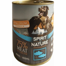 NATURE Spirit of Nature Dog konzerv Tonhallal és lazaccal 800gr kutyaeledel