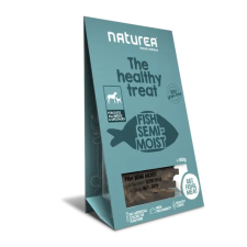  Naturea Félnedves Gabonamentes Halas Jutalomfalat 100g jutalomfalat kutyáknak