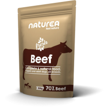  Naturea Párolt Nedves Eledel Kutyáknak - Marhahús - 12x300g kutyaeledel