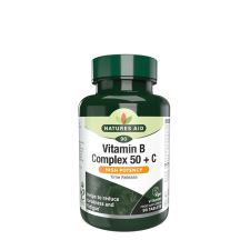 Natures Aid B-50 Complex + C vitamin (30 Tabletta) vitamin és táplálékkiegészítő