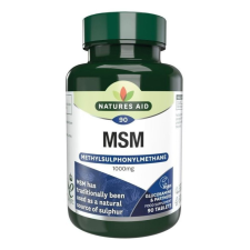 Natures Aid MSM tabletta 1000mg 90 tabletta Natures Aid vitamin és táplálékkiegészítő