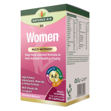 Natures Aid Multivitamin és Ásványi-anyag kapszula nőknek 60 db vitamin és táplálékkiegészítő