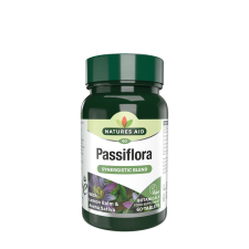 Natures Aid Passiflora Complex - Golgotavirág-Citromfű-Abrakzab (60 Tabletta) vitamin és táplálékkiegészítő