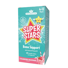  Natures Aid Super Stars Bone Support rágótabletta 60 db vitamin és táplálékkiegészítő
