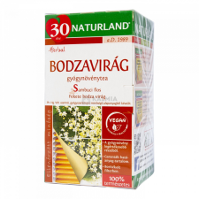 Naturland Bodzavirág filteres tea 25 x 1 g gyógytea