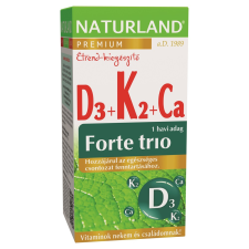 Naturland d3+k2+ca forte trio 30 db vitamin és táplálékkiegészítő