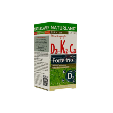 Naturland d3+k2+ca forte trio tabletta 30db vitamin és táplálékkiegészítő