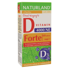  Naturland d-vitamin forte tabletta 60 db vitamin és táplálékkiegészítő