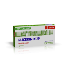 Naturland glicerin kúp felnőtteknek 2500mg 12 db vitamin és táplálékkiegészítő