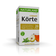 Naturland körte-citromfű gyümölcstea 20x2g 40 g tea