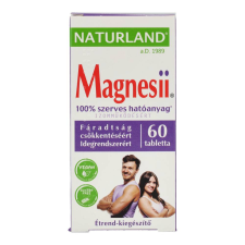  NATURLAND MAGNÉZIUM TABLETTA 60 DB vitamin és táplálékkiegészítő
