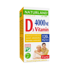 Naturland Magyarország Kft. Naturland Prémium D-vitamin Forte tabletta 120x vitamin és táplálékkiegészítő