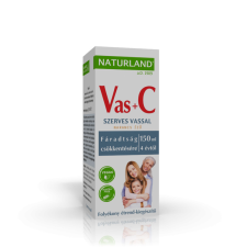 NATURLAND Vas+C-vitamin folyékony étrend-kiegészítő 150 ml gyógyhatású készítmény