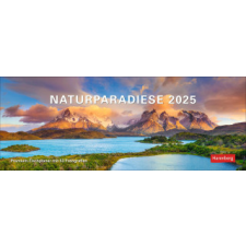Naturparadiese Premium-Tischplaner 2025 - Wochenkalender mit 53 Fotografien naptár, kalendárium