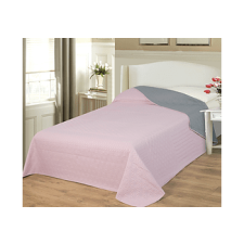 NATURTEX Emily microfiber kétoldalas ágytakaró, 235x250cm, púder-szürke lakástextília
