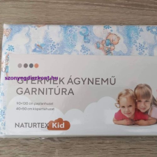 NATURTEX NAT. Ágyneműhuzat gyerekeknek Kék macis 2 részes 90x130cm és 40x50cm lakástextília