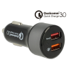 NAVILOCK Car charger 2 x USB Type-A with Qualcomm Quick Charge 3.0