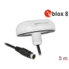 NAVILOCK GNSS Beidou Galileo Glonass GPS NL-8022MP u-blox 8 Seriell MD6 PPS tetőre szer. Marine 5,00