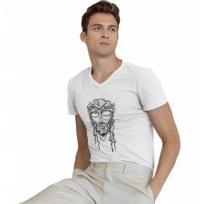  Názáreti Jézus - Férfi V Nyakú Póló férfi póló