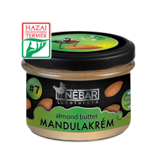  Nébar naturpro 100% mandulakrém 180 g alapvető élelmiszer