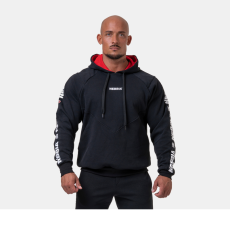 NEBBIA Men‘s hoodie Black M