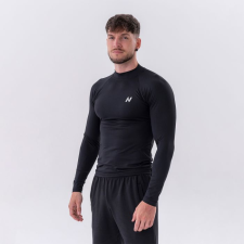 NEBBIA Men‘s T-shirt Long-Sleeve Active Black férfi edzőruha