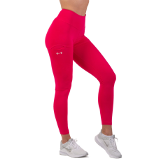 NEBBIA Női leggings magas derékkal Nebbia Active 402 pink L