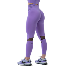 NEBBIA Női leggings magas derékkal Nebbia FIT Activewear 443 lila S női nadrág