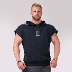 NEBBIA Reg Top Hoodie Black póló - NEBBIA L