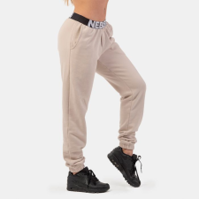 NEBBIA Sweatpants Iconic Mid-Waist Cream - NEBBIA női edzőruha