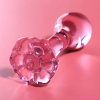 NEBULA SERIES BY IBIZA Ibiza Nebula 2 – prémium üveg anál dildó 11 cm rózsaszín