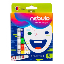 Nebulo 6 féle színű tempera készlet tempera