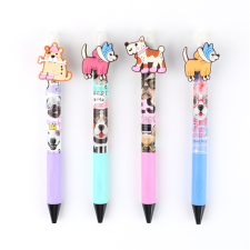 Nebulo Darling dogs radírozható nyomógombos zselés toll (DT-0004) toll