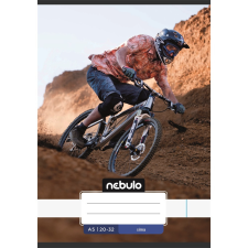 Nebulo Füzet, A5, sima, 20-32, Vagány minták, 16 db/csomag Nebulo füzet