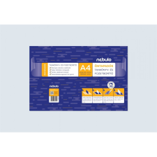 Nebulo Füzetborító, A4, 10ív/csomag, öntapadós, sima, Nebulo füzetborító