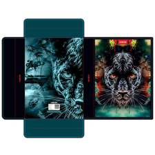 Nebulo Füzetbox A4, hullámkarton, Párduc, Nebulo füzetbox