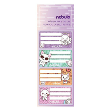 Nebulo Füzetcímke NEBULO 12 darabos Cica füzetcímke
