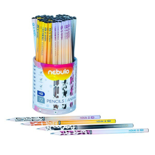 Nebulo Grafitceruza NEBULO HB háromszögletű Állatmintás 72 darabos ceruza