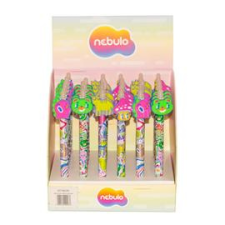 Nebulo Mushroom Forest radírozható nyomógombos zselés toll (NEBULO_DT-NEON) toll
